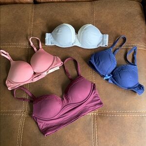 Victoria's Secret Bra Collection - Pink, Blue, Purple, Magenta